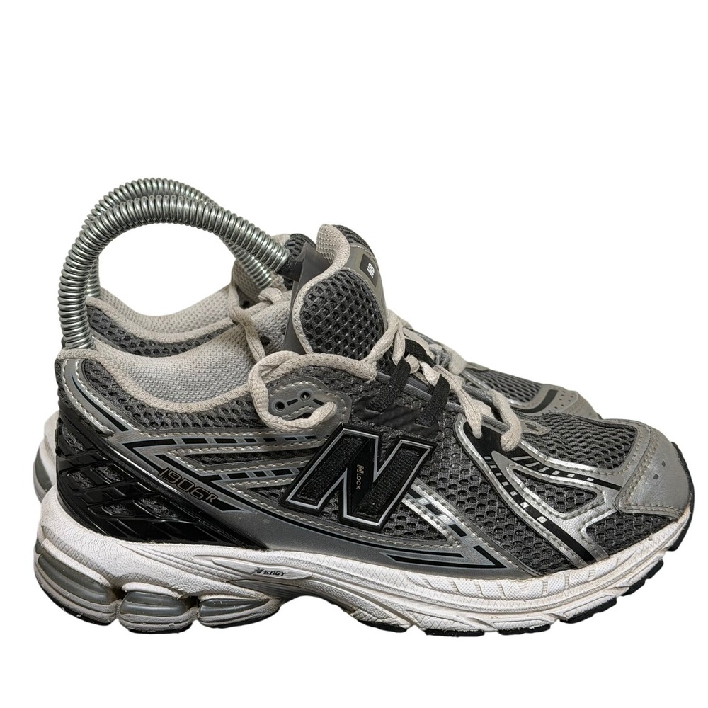 New Balance Sneakers Kids 1906R Grey Silver Running Shoes EUC
